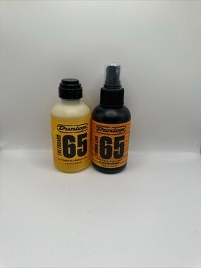 65 Guitar Polish & Fretboard Lemon Oil - Yellow/Black